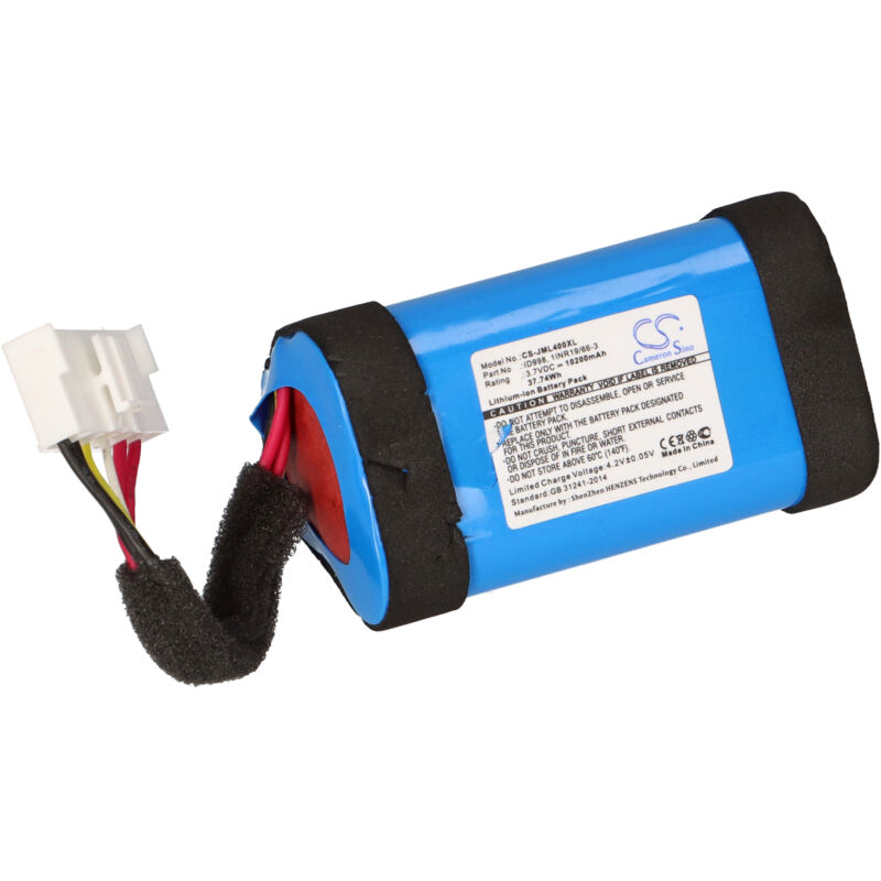 Vhbw - Akku kompatibel mit jbl Charge 4BLK, 4J, CHARGE4BLUAM, 4 Lautsprecher Boxen Speaker (10200 mAh, 3,7 v, Li-Ion)