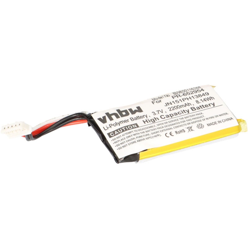 Vhbw - Akku kompatibel mit jbl Flip 2, Flip ii Lautsprecher Boxen Speaker (2200 mAh, 3,7 v, Li-Polymer) - Ersatz für JN151PH13849, PR-652954