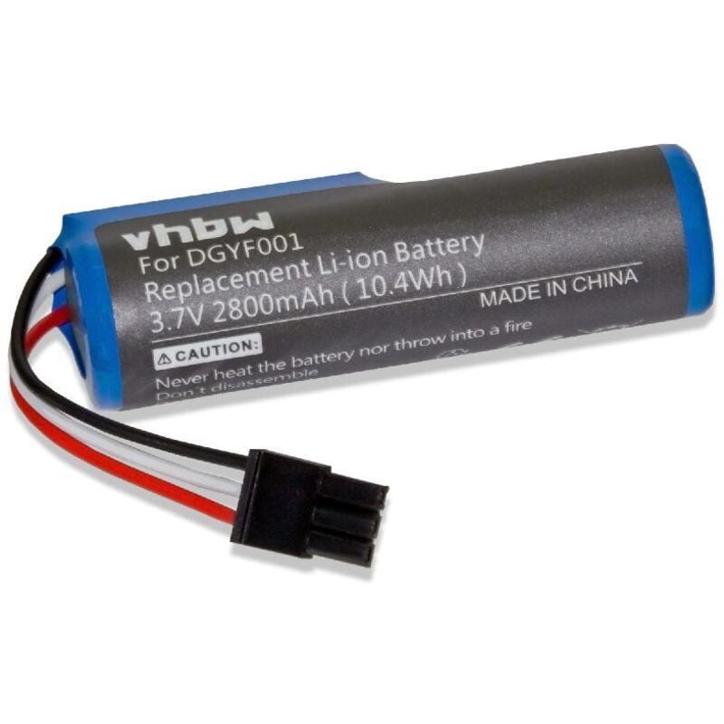 Akku kompatibel mit Logitech ue Boombox, 984-000304 Lautsprecher Boxen Speaker (2800 mAh, 3,7 v, Li-Ion) - Ersatz für 533-000096, DGYF001,