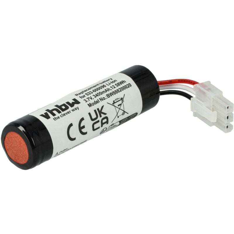 Akku kompatibel mit Logitech ue Boombox 984-000304 ersetzt 533-000096, DGYF001, GPRLO18SY002 - (Li-Ion, 3400mAh, 3.7V) - Ersatzakku, Batterie - Vhbw