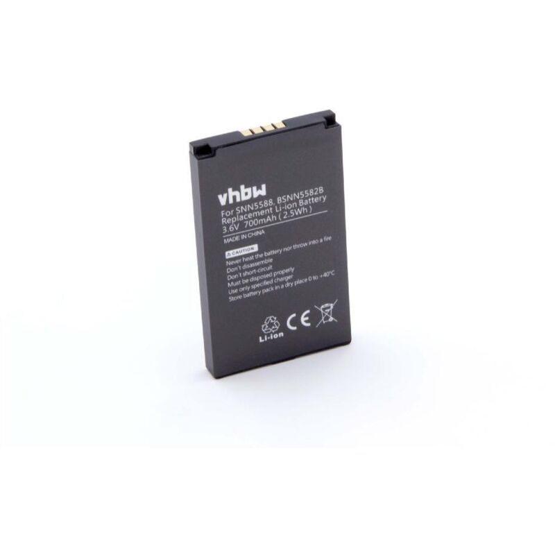Vhbw - Akku kompatibel mit T-Mobile Navigate gps Navigation Navi (700mAh, 3,7V, Li-Ion)