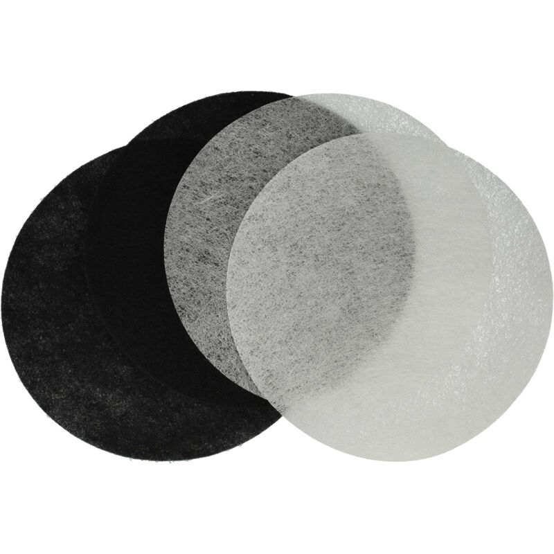 Vhbw - 2x Aktivkohlefilter, 2x Fettfilter kompatibel mit Moulinex T-43, T-41, T-42 Fritteuse - 4-tlg. Filter-Set