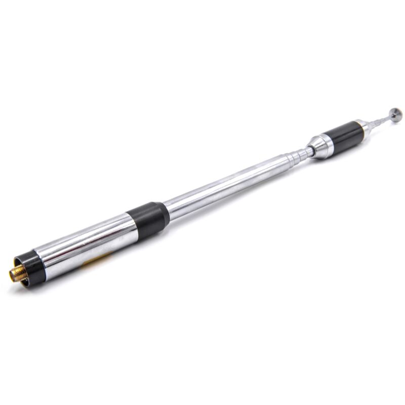 Vhbw - Universal Antenne für diverse Funkgeräte z.B. kompatibel mit Yaesu uvm. - Ausziehbar, 21 cm - 93 cm, sma Stecker, Schwarz