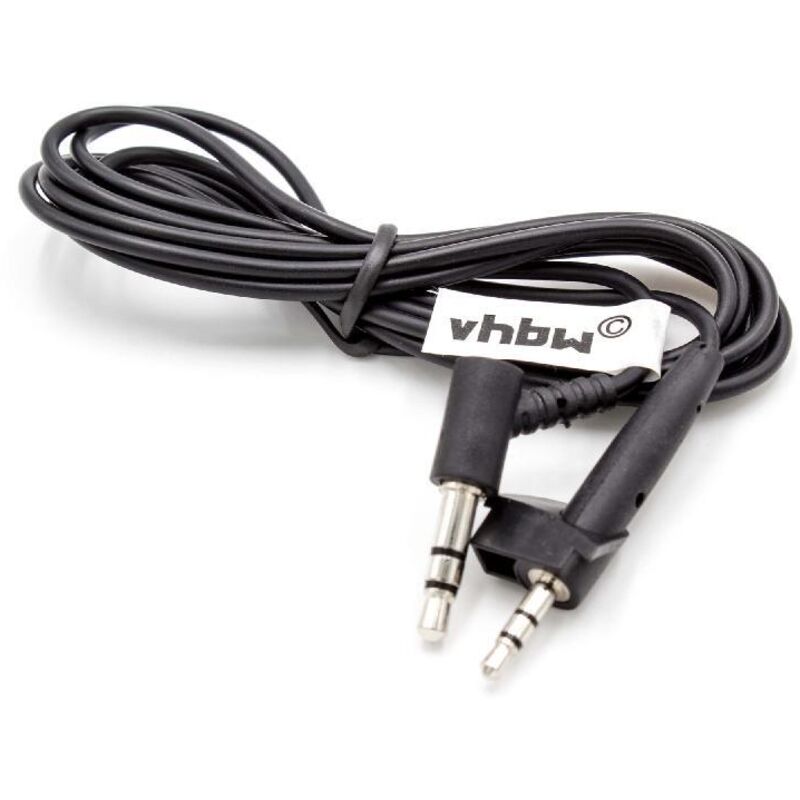 Vhbw - Audio aux Kabel auf 3,5mm Klinkenstecker kompatibel mit Bose AE2, AE2i Kopfhörer, 120cm