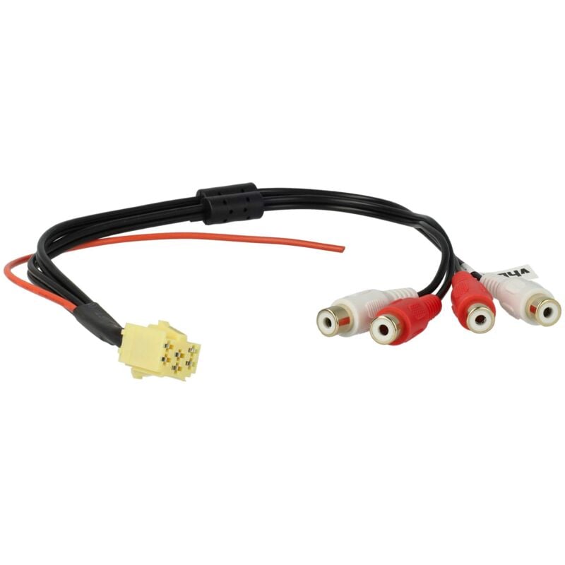 vhbw Autoradio ISO Adapter kompatibel mit Skoda Fabia, Octavia, MCD Navi, MFD Navi, Symphony