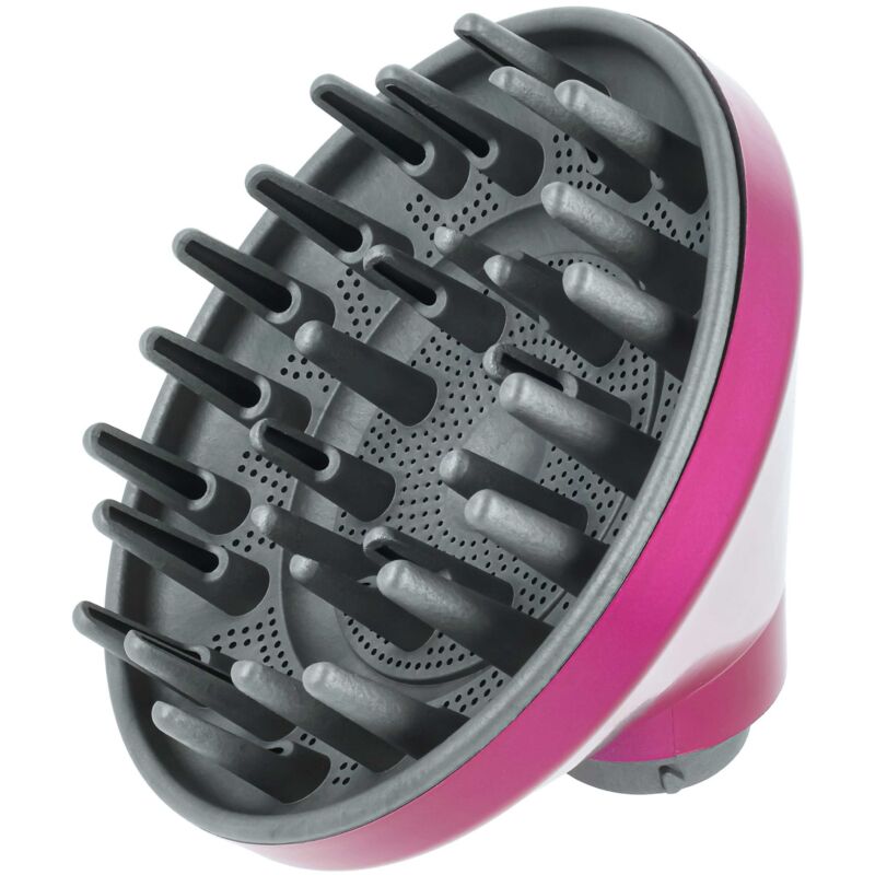 vhbw Diffusor-Düse kompatibel mit Dyson Airwrap HS01, HS03, HS05 Föhn - 13,9 x 13,5 cm, 169 g Grau, Pink