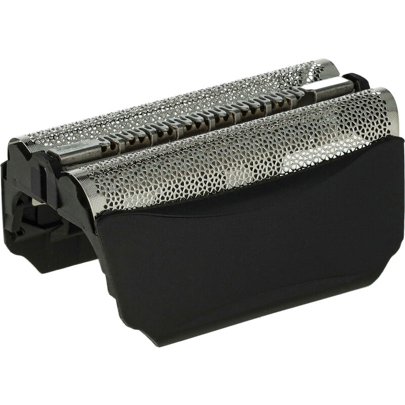 Vhbw - Doppelscherfolie Ersatz für Braun 51B, 51S für Elektrorasierer - Typ 51B + Rahmen, schwarz/silber