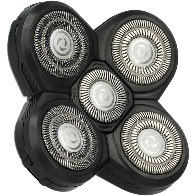 Vhbw - Ersatz-Scherkopf kompatibel mit Philips S9000-Serie S9321, S9371, S9511, S9521, S9171, S9311, S9522, S9531 Elektrorasierer, Schwarz