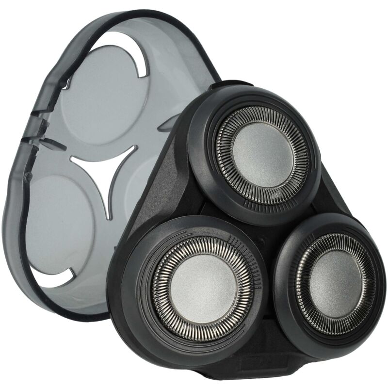 Ersatz-Scherkopf kompatibel mit Philips S5000, S5008, S5010, S5011, S5015, S5050, S5070, S5075, S5077, S5078, S5079 Elektrorasierer, Schwarz - Vhbw