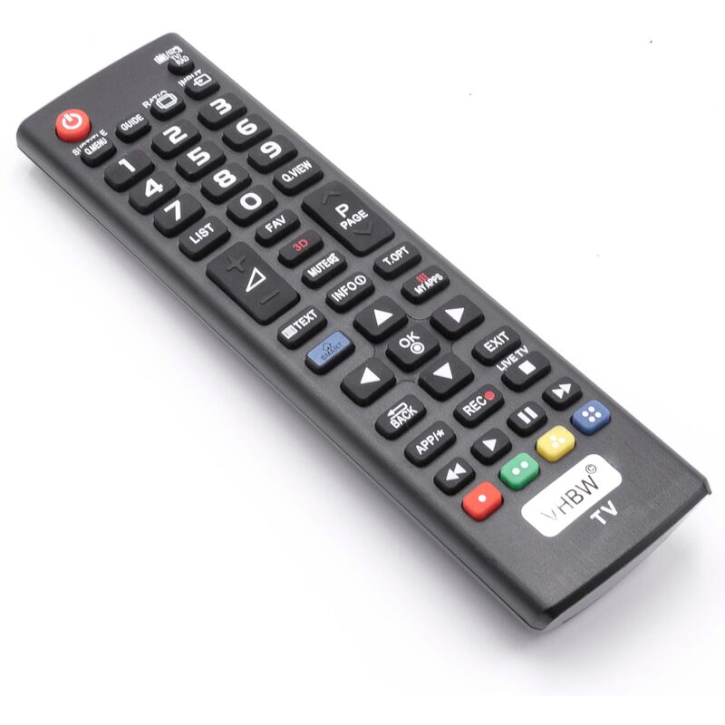 vhbw Fernbedienung kompatibel mit LG 55LA970V, 55LA965V, 55LN5758, 55LN575, 55LA860V, 55LA960V, 55LA868V Fernseher, TV - Ersatzfernbedienung