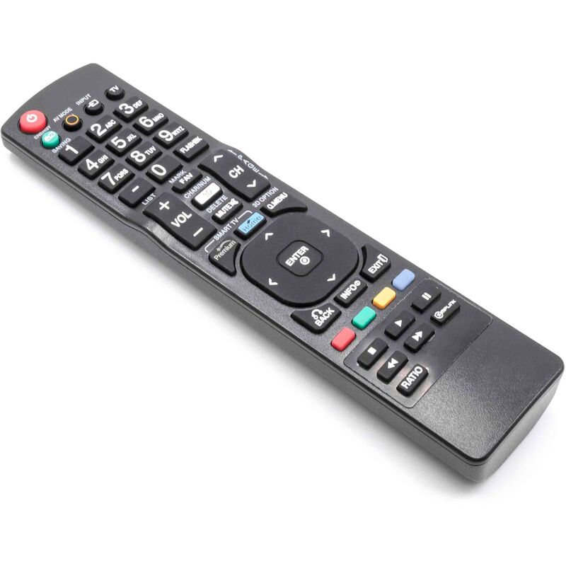 vhbw Fernbedienung kompatibel mit LG 50PZ950, 55LV5500, 55LV5400, 55LV9500, 55LK550, 55LK530, 55LV3700 Fernseher, TV - Ersatzfernbedienung