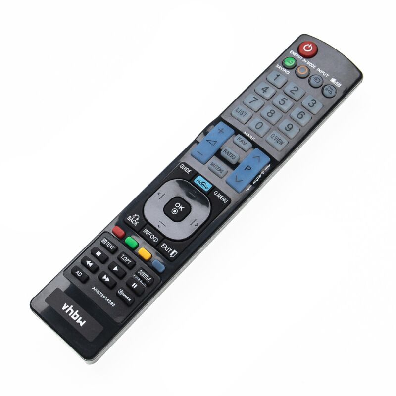 vhbw Fernbedienung kompatibel mit LG 47LV355C, 47LV355T, 47LV355U, 47LW450U Heimkino-Anlage, Fernseher, Hi-Fi-System - Multifunktionsfernbedienung