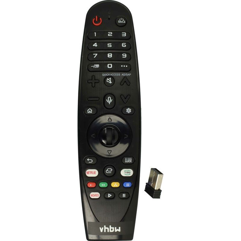 vhbw Fernbedienung kompatibel mit LG 55SM8100PDA, 55SM8000PSA, 55SM8100AUA, 50UM7400PUA, 50UM7600PUB Fernseher, TV - Ersatzfernbedienung