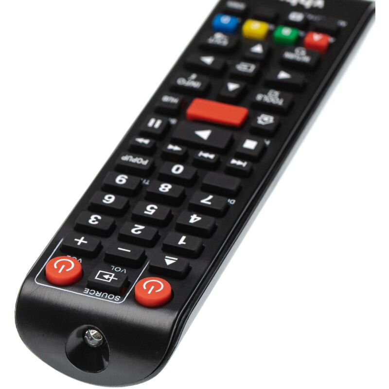 vhbw Fernbedienung kompatibel mit Samsung BD-E5900ZA, BDEM57, BDEM53ZA, BDEM57/ZA, BDEM53/ZA, BDEM53 Blu-Ray Disc Player - Ersatzfernbedienung