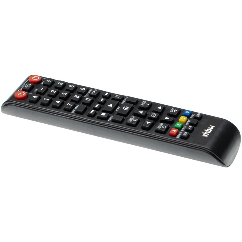 vhbw Fernbedienung kompatibel mit Samsung BDJM59ZA, BDJM59/ZA, BDJM59, BD-JM59, BD-JM59/ZA, BD-JM59ZA Blu-Ray Disc Player - Ersatzfernbedienung