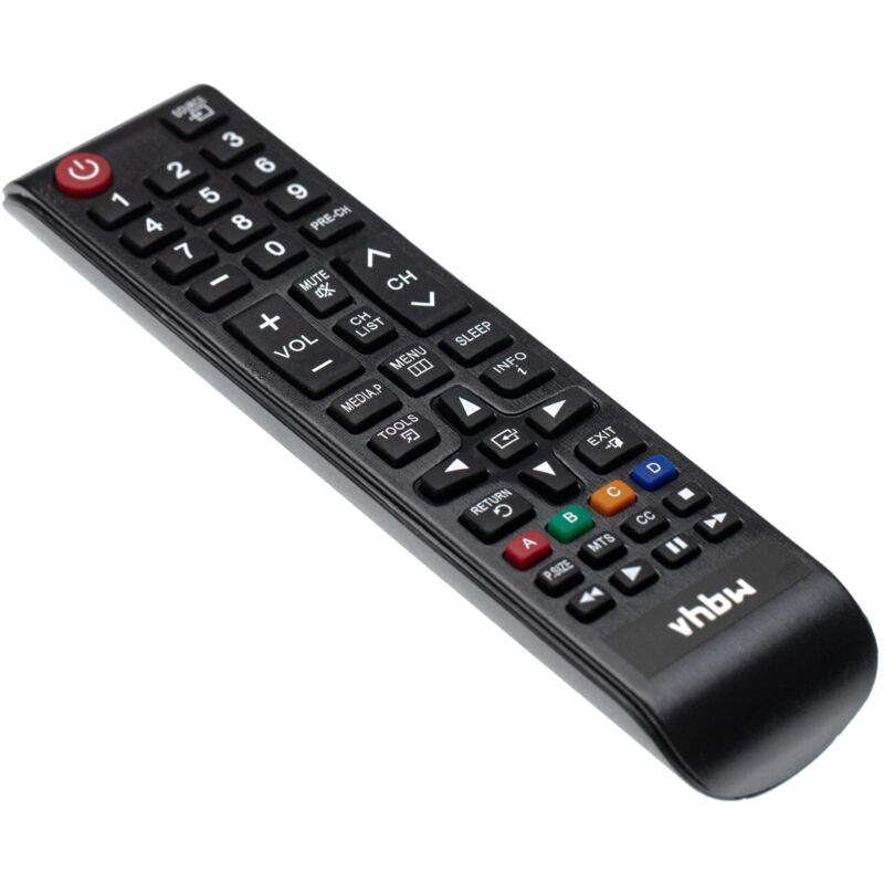 vhbw Fernbedienung kompatibel mit Samsung UN65FH6001FXZA Fernseher, TV - Ersatzfernbedienung