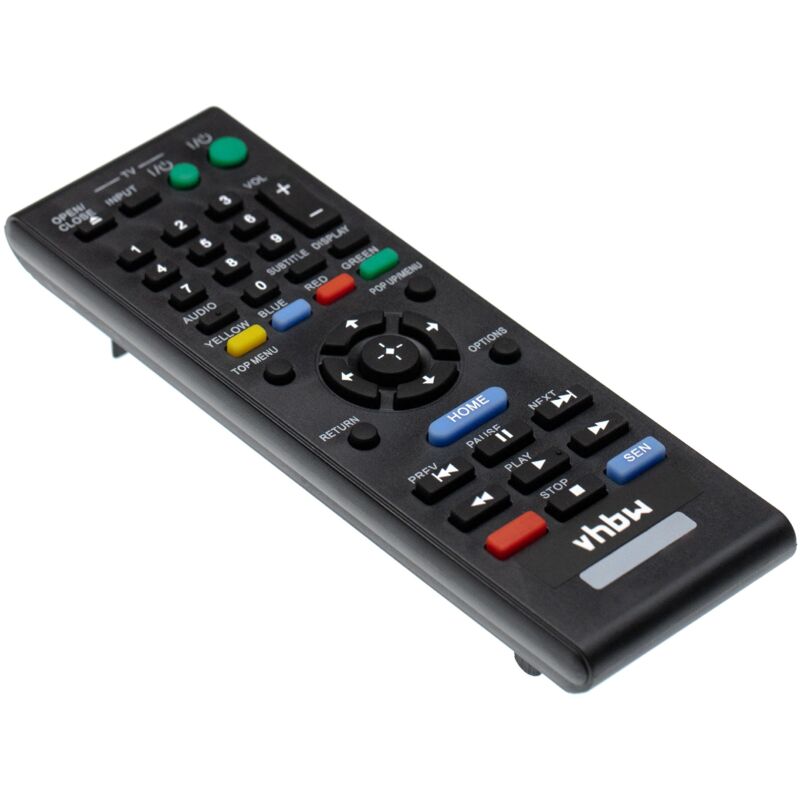 vhbw Fernbedienung kompatibel mit Sony BDP-S790, BDP-XX510, DAV-DX155, DAV-DX255, DAV-DX315 Blu-Ray Disc Player - Ersatzfernbedienung
