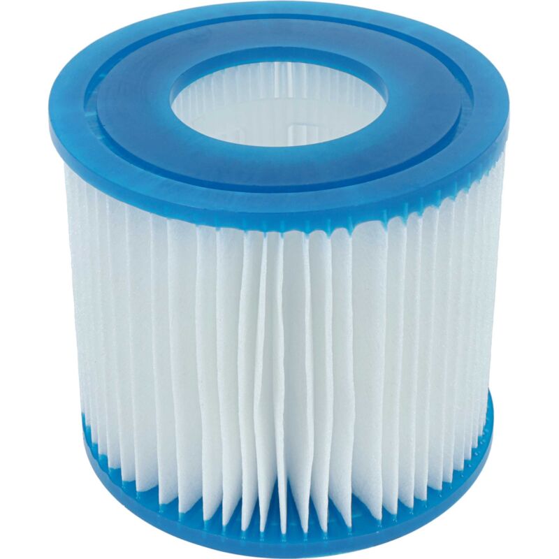 Filterkartusche Typ vii kompatibel mit Bestway Lay-Z-Spa Paris, Palm Springs Pool - Ersatzfilter Blau Weiß - Vhbw