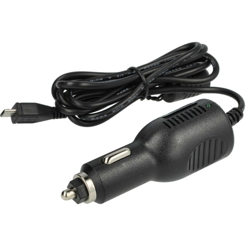 Vhbw - KFZ-Ladekabel Ersatz für 4UUC.001.05 für Navigationsgerät - 12V Ladegerät Schwarz