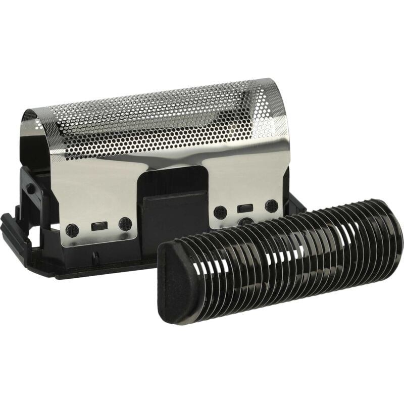 Kombi-Pack 2x Scherteil kompatibel mit Braun Synchron 5211, 5212, 5213, 5235, 5265, 5266, 5533 Elektrorasierer, Folie + Messerblock - Vhbw