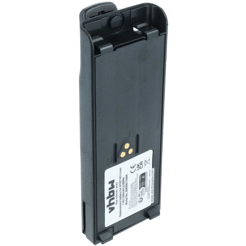 Vhbw - 1x Akku kompatibel mit Motorola GP900, HAT100, GP1200, GP2013, GP2010, JT1000, HT6000, HT1000 Funkgerät, Walkie Talkie (1200 mAh, 7,4 v,