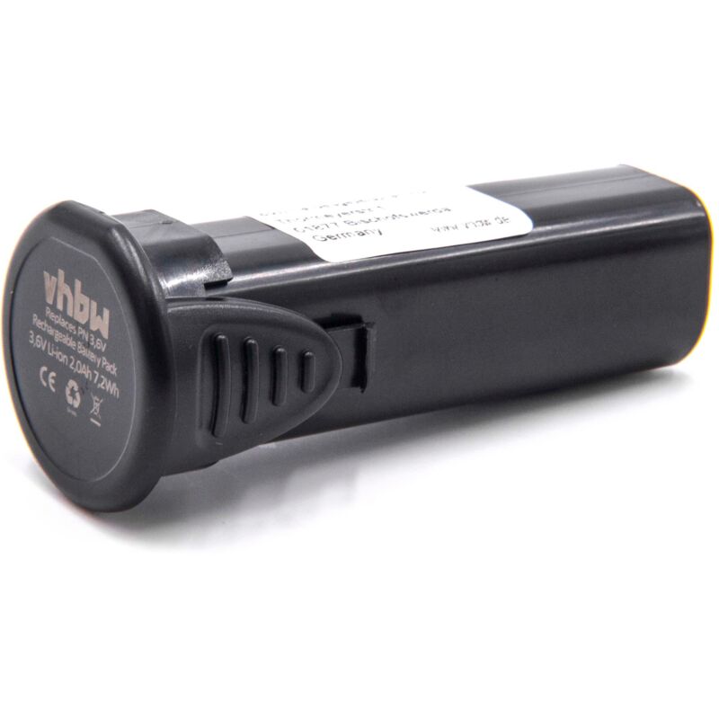 Vhbw - Akku kompatibel mit Panasonic EY3610 LA1J, EY7410LA1C, EY7410LA2S, EY3610, EY6220NQ Elektrowerkzeug (2000 mAh, Li-Ion, 3,6 v)