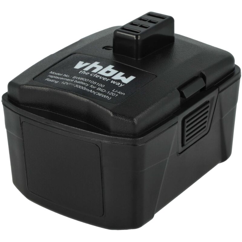 1x Akku kompatibel mit Ryobi LSD-1201PB, LSD-1202PB, HP612K, JG001, HJP001K, HJP002, HJP001 Werkzeug (3000 mAh, Li-Ion, 12 v) - Vhbw