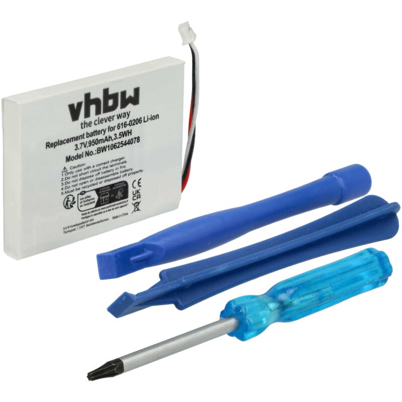 vhbw Akku kompatibel mit Apple iPod U2 20GB Color Display, M9829/A, MA127, M9829, Photo MP3-Player Musik Player (900 mAh, 3,7 V, Li-Ion)