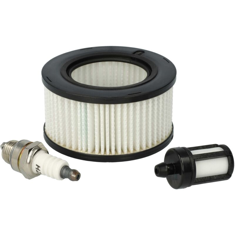 vhbw Luft-Filter, Kraftstofffilter, Zündkerze Ersatz für Stihl 0000 350 3504 für Motorsäge, Kettensäge - Wartungsset