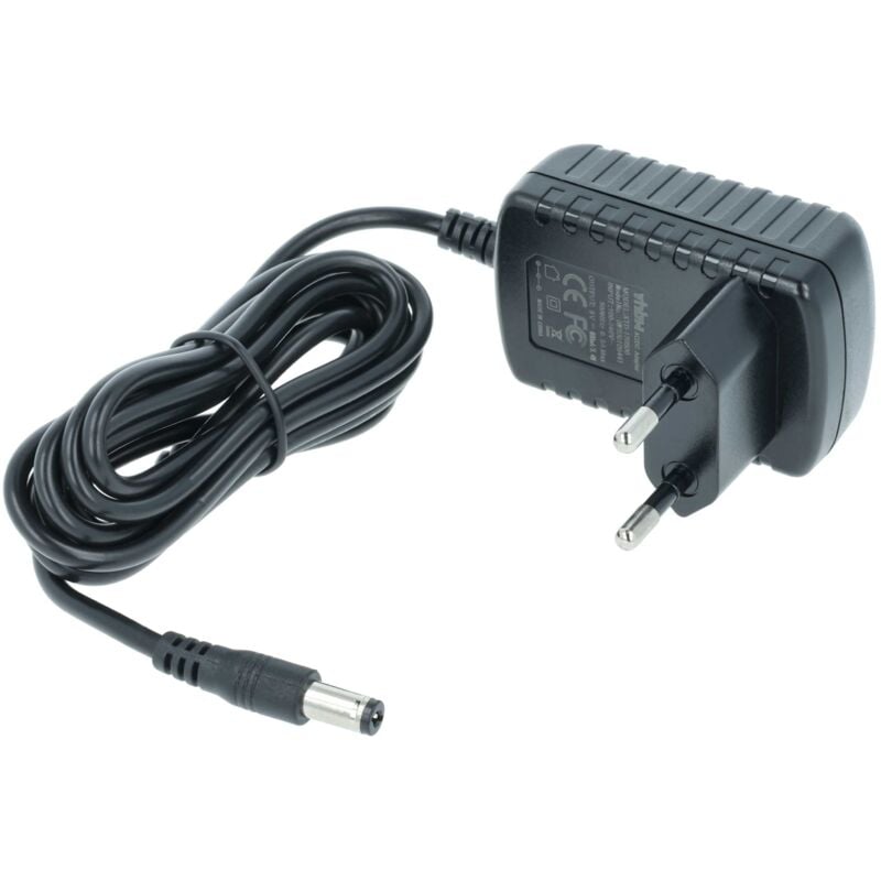 vhbw Netzteil kompatibel mit Korg GT-12, GT-3, K25, K49, K61, K61P, KA183 Keyboard, E-Piano - 120 cm