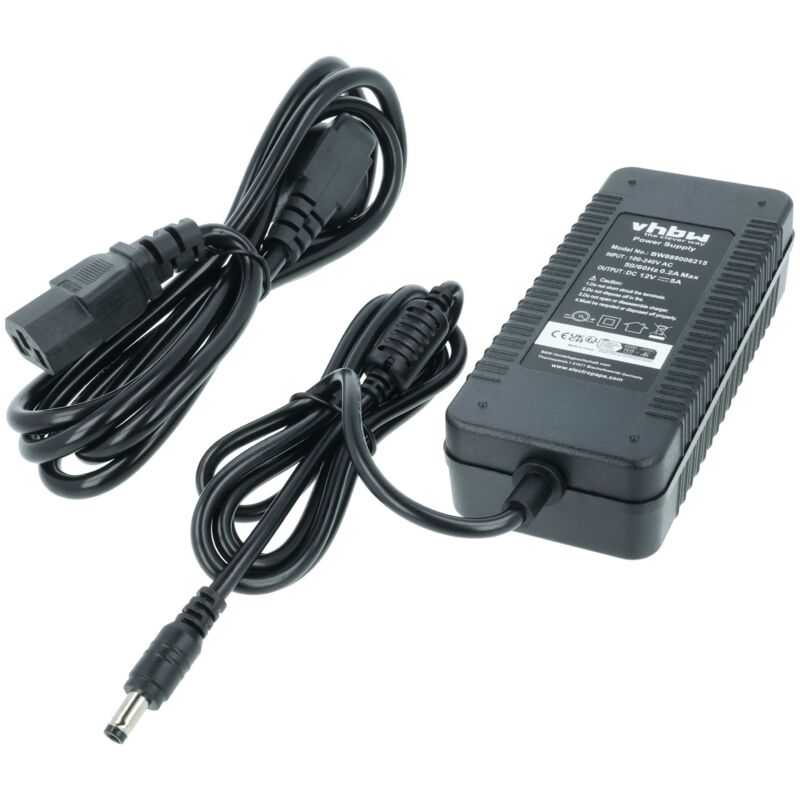 vhbw Netzteil kompatibel mit Wahoo KICKR ROLLR, SNAP, CORE Fitnessgerät - 140 cm