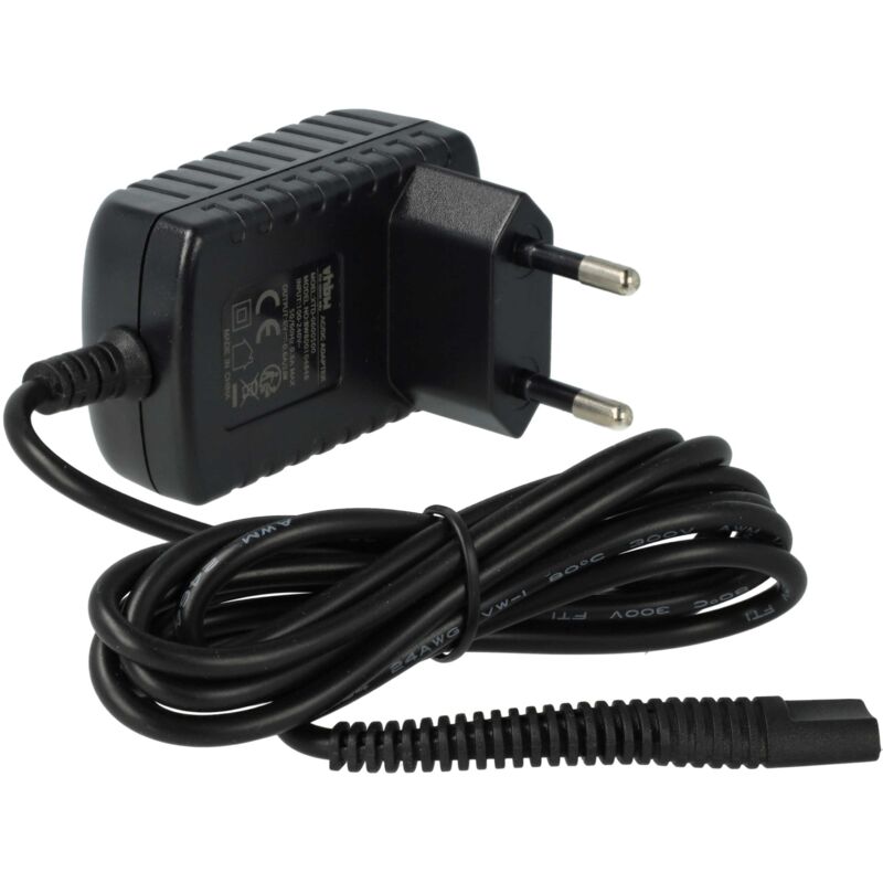 vhbw AC Netzteil kompatibel mit Braun 5417, 5418, 5683, 5683705, 5685, 5751, 5757, 5757700, HC 3050, HC 5050 Rasierer