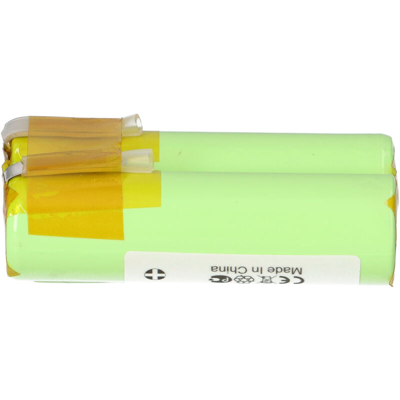 vhbw Akku kompatibel mit Braun 4510, 4520, 4525, 4550, 5503, 5504, 5505, 550 Rasierer Haarschneider (2000mAh, 2,4V, NiMH)