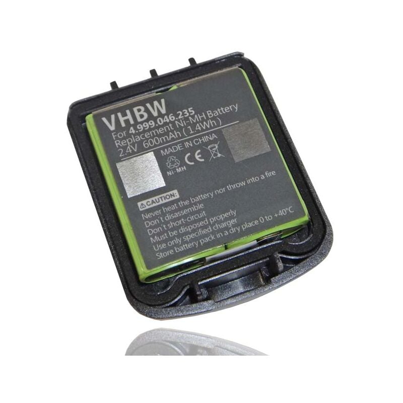 Vhbw - Akku kompatibel mit Nortel C4065Rschnurlos Festnetz Telefon (600 mAh, 2,4 v, NiMH) - Ersatz für 4.999.046.235, NTTQ49MAE6, 4999046235