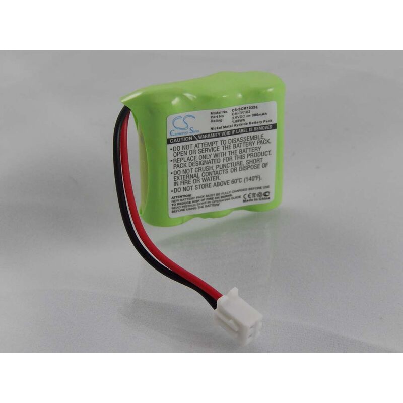 Vhbw - Akku kompatibel mit Tri-Tronics Flyway FPB9595, Multi-Sport, Multi-Sport s Hundehalsband Hunde-Trainer (300mAh, 3,6V, NiMH)