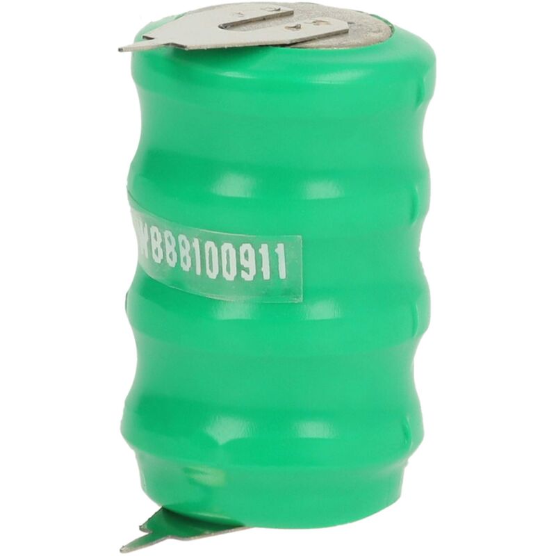 vhbw NiMH Ersatz Knopfzellen-Akku Typ V80H 2-Pins 80mAh 4,8V kompatibel mit Modellbau-Akkus, Solar-Leuchten uvm.