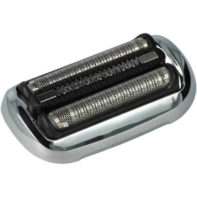 Vhbw - Scherkopf (1x Scherfolie, 1x Schermesser) kompatibel mit Braun 71-N1000s, 71-N1200s Rasierer - Kombipack, Schwarz, Silber, Weiß