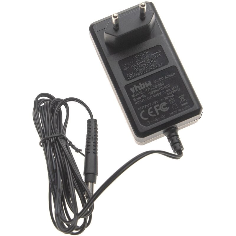 Vhbw - Ladegerät kompatibel mit Rowenta Air Force 360 RH9081, Air Force 360 RH9059, Air Force 360 RH9079 Handstaubsauger, Akkustaubsauger