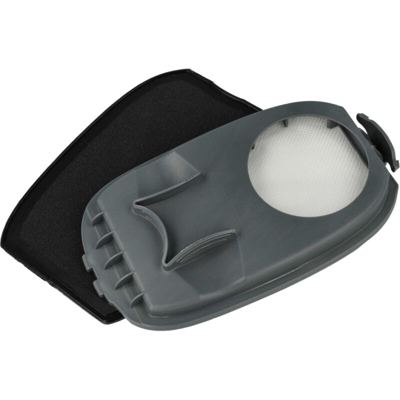 vhbw Staubsaugerfilter kompatibel mit Philips Serie 9000 Staubsauger, Waschsauger - HEPA Filter Schwarz Grau Weiß