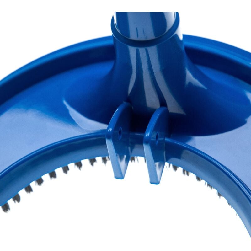 Vhbw - Swimmingpool-Bodensauger zur Anbringung an Poolpumpe, Skimmer - Poolsauger mit 32/38mm Schlauchanschluss, halbrund, schwarz / blau