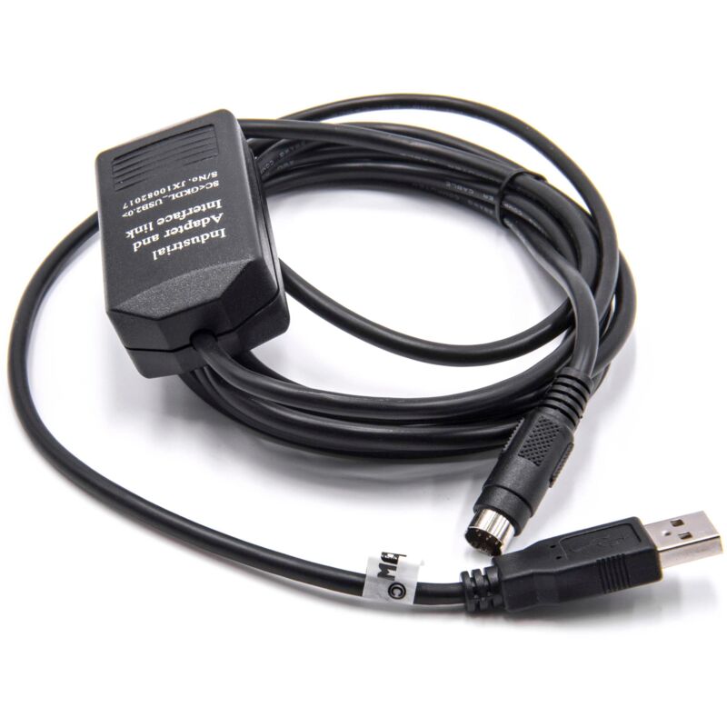 vhbw USB Programmierkabel Ersatz für USB-1761-CBL-PM02 für Funkgerät, schwarz