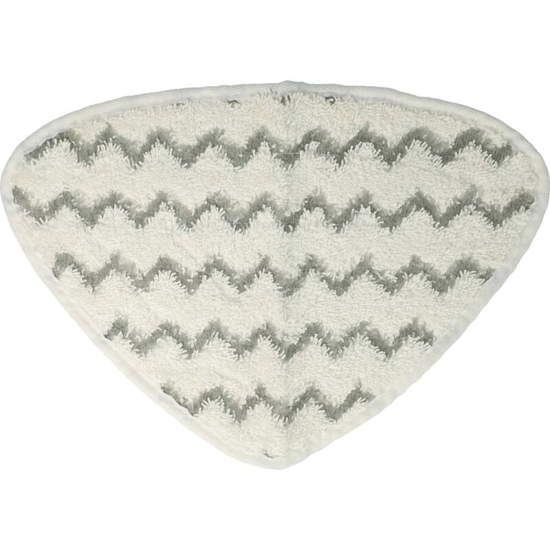 Vhbw - Wischbezug kompatibel mit Vileda Steam, Steam one Dampfreiniger, Dampfmop - Mikrofaser Grau Weiß