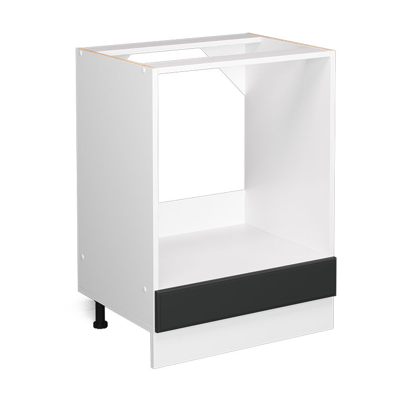 Vicco - Herdumbauschrank R-Line, Anthrazit Landhaus, 60 cm ohne Arbeitsplatte