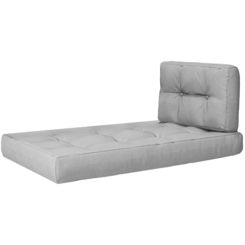 Palettenkissen Set , Grau, 2 Teile Vicco