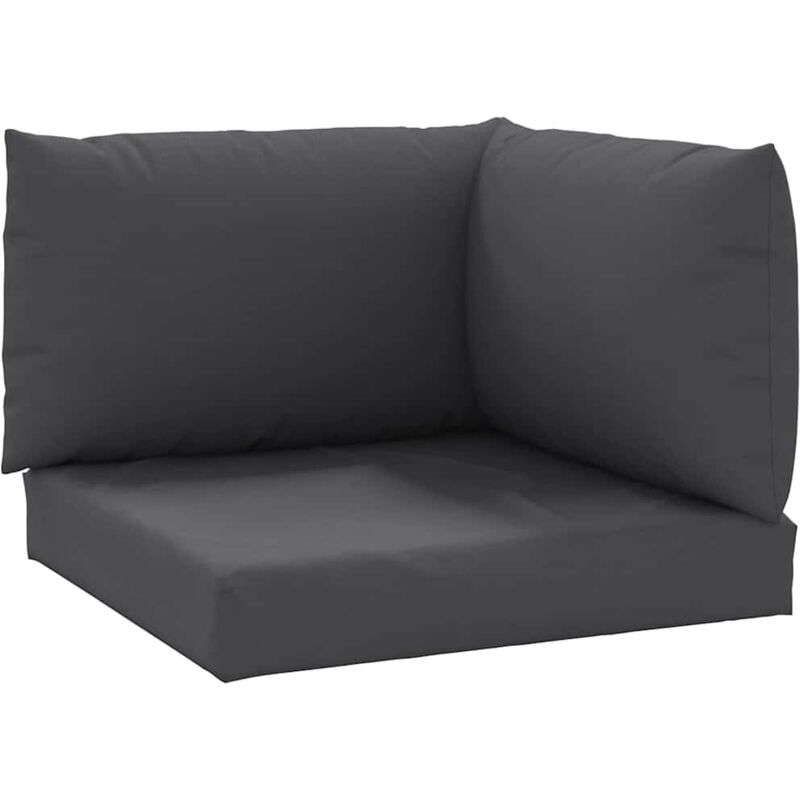 Palettenkissen 3-tlg. Anthrazit Oxford-Gewebe Vidaxl