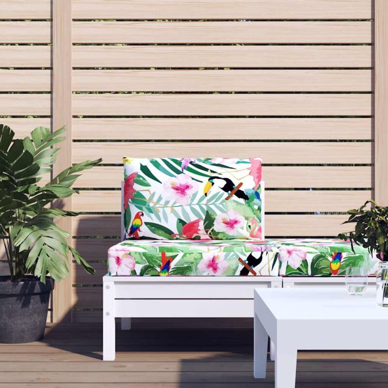 Prolenta Premium Palettenkissen 2 Stk. Mehrfarbig Oxford-Gewebe