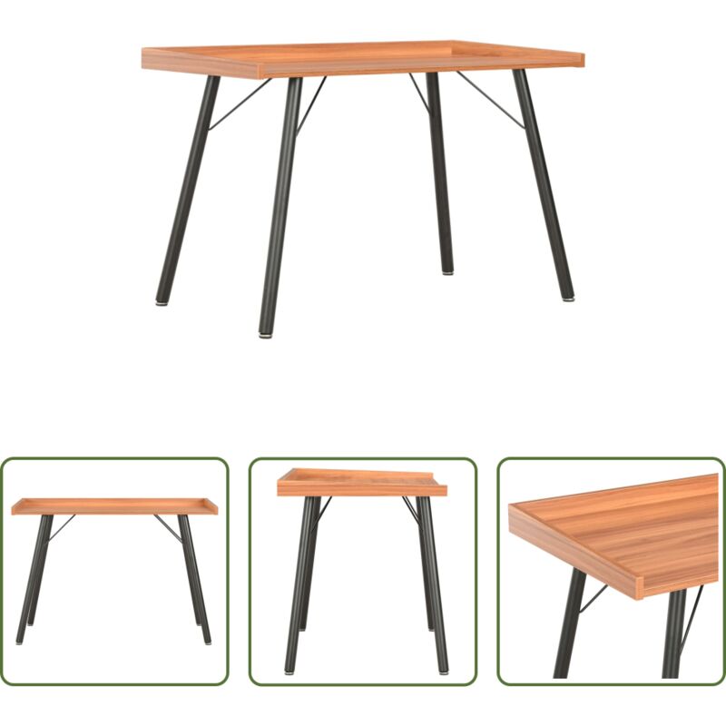Schreibtisch Braun - Schreibtisch Braun 90×50×79 cm