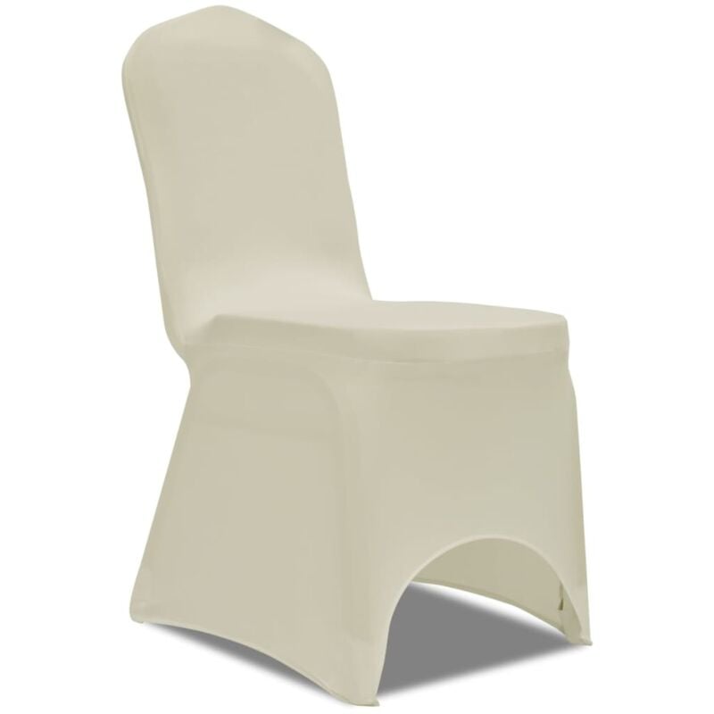 Vidaxl - Stretch-Stuhlhussen 100 Stk. Creme