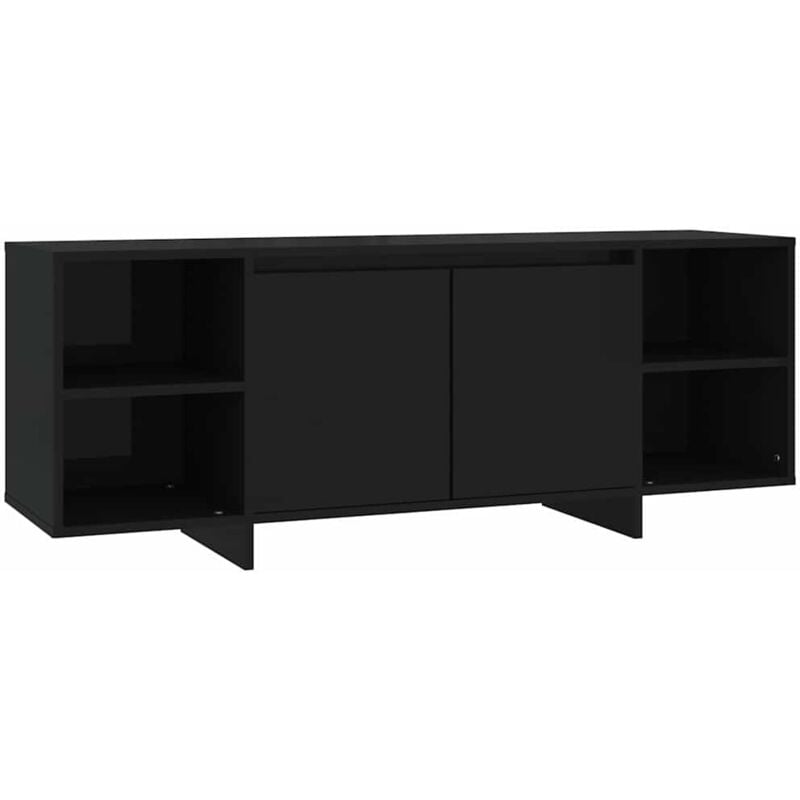 TV-Schrank Schwarz 130x35x50 cm Holzwerkstoff - Vidaxl