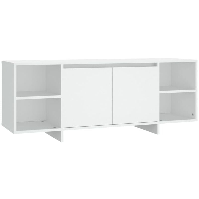 TV-Schrank Weiß 130x35x50 cm Holzwerkstoff - Vidaxl